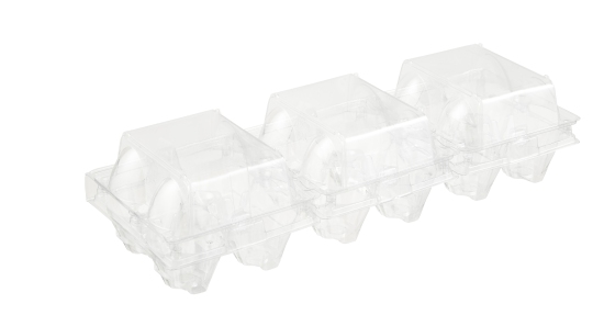 Robuste, recycelbare transparente Box 4 Stück